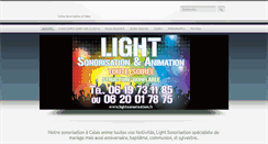 Desktop Screenshot of lightsonorisation.fr